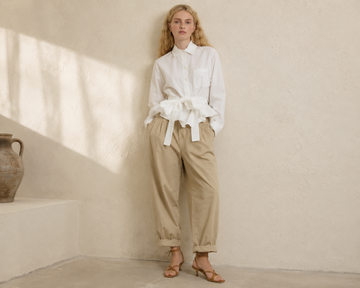 Soft Structure & Sunlit Neutrals Outfit